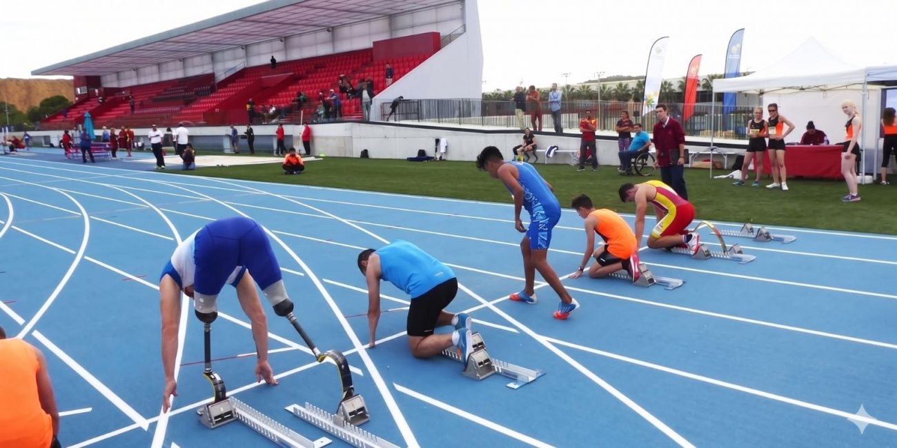 Ciudad de Deporte - Instalaciones de Atletismo de Alto Rendimiento. Descubre apartamentos exclusivos en La Nucía a un paso de la Ciudad del Deporte. Disfruta de estilo de vida activo con piscina de olas, academia Ferrer, golf y más.